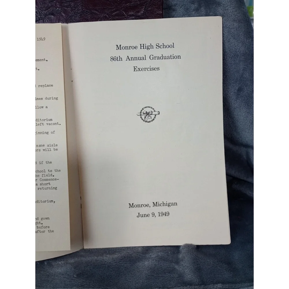 Monroe High School Monroe, MI Senior Issue‎ Lotus Leaf Book Commencement Will